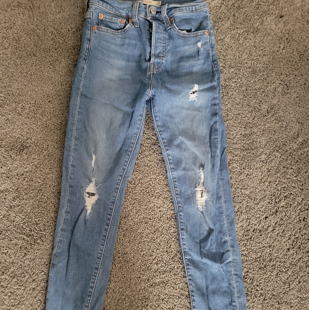 Levi's high rise skinny jeans